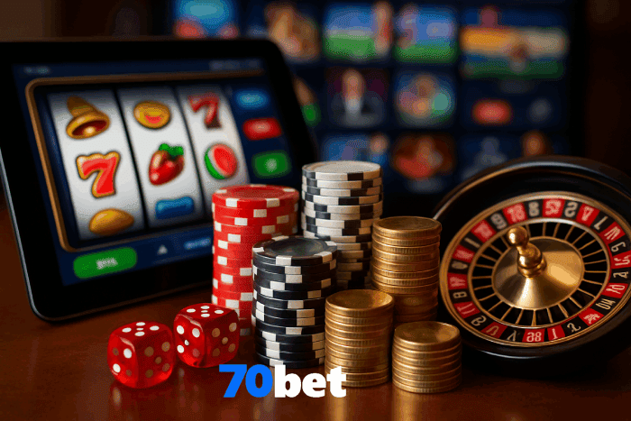 Jogos e bônus no Cassino 70BET