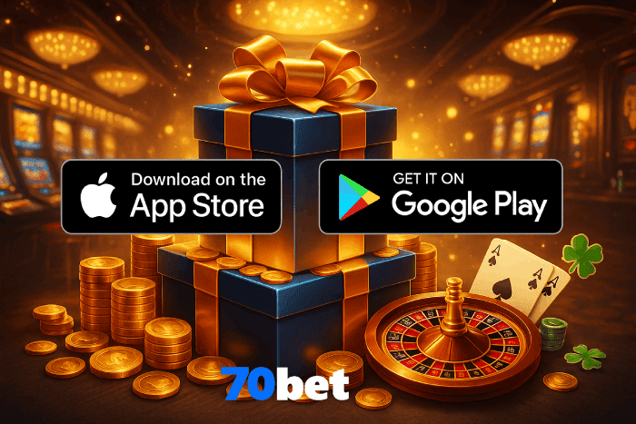 Baixar aplicativo Cassino 70BET e ganhar bônus