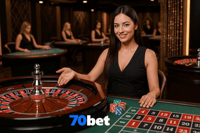 O 70BET Live Casino lança promoções regularmente