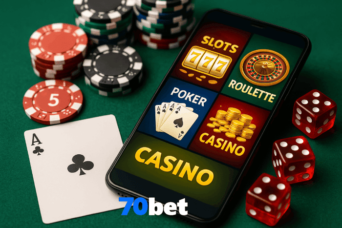 Plataforma Cassino 70BET segura e confiável